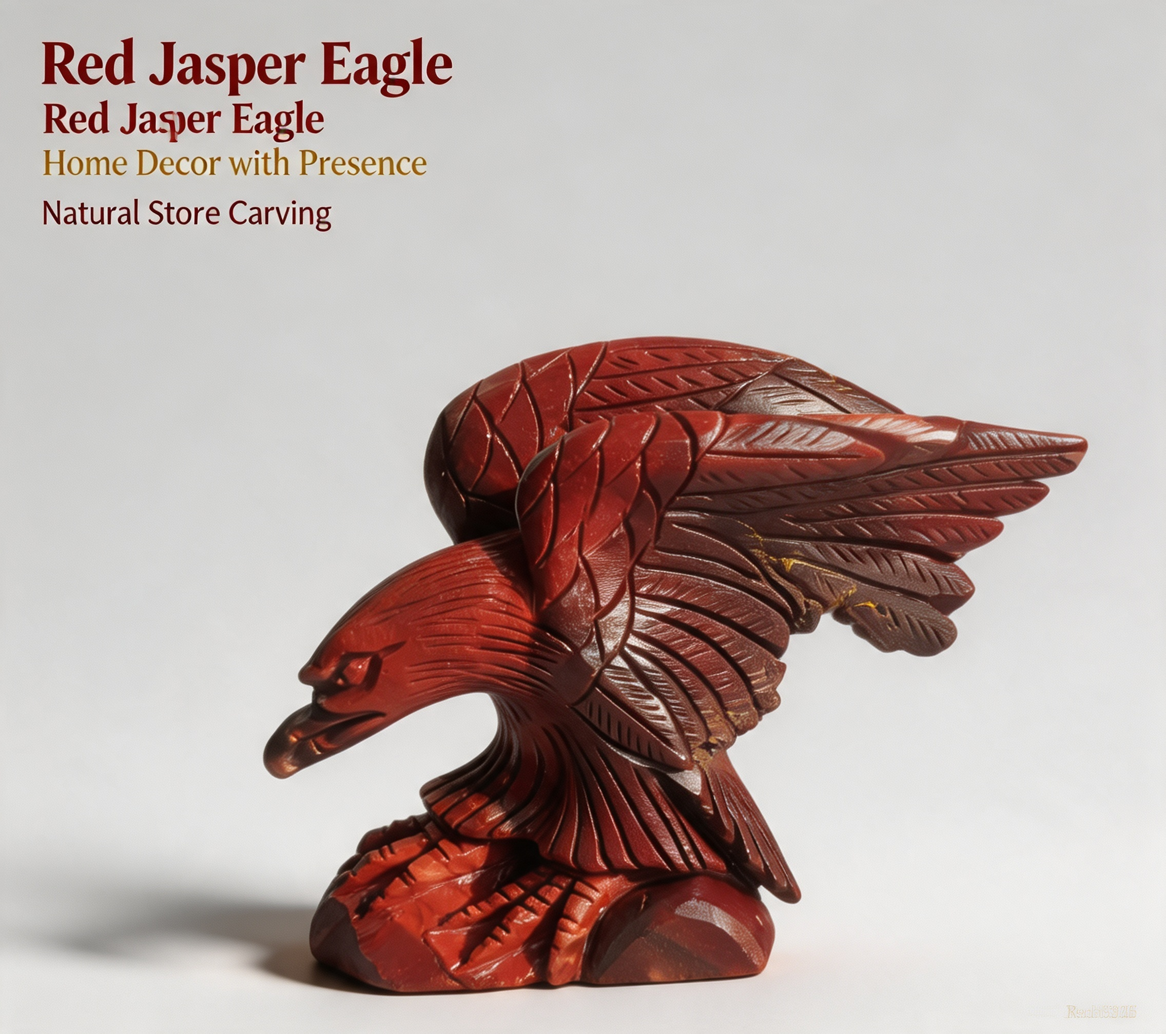 青金石老鹰电商图生成 (10) Moonkaite eagle carving big ornament home decoration festival gift - Image 1